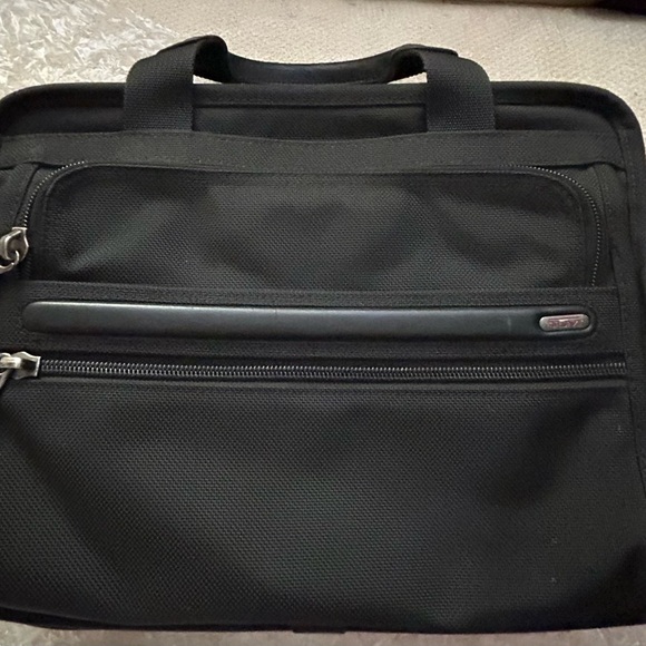 TUMI Unisex Briefcase Tech Bag Expandable Multiple Compartments - Picture 4 of 13